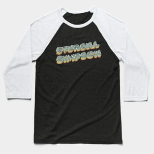 Sturgill Simpson Retro Typography Faded Style Baseball T-Shirt